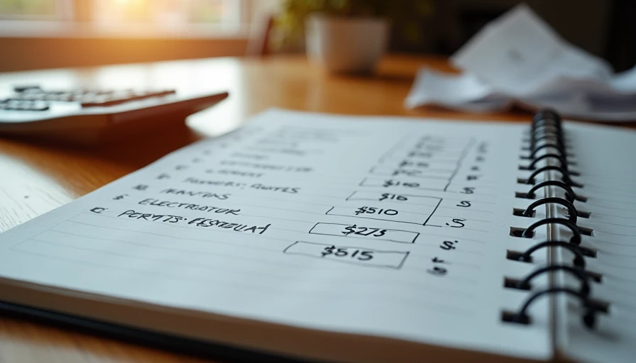 Handwritten notebook comparing home charger installation costs and timeline