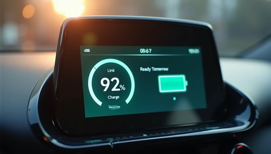 EV charging screen showing practical daily charge limit setting